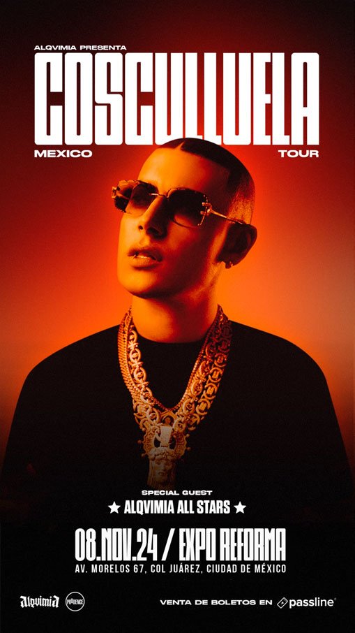 Cosculluela en concierto CDMX